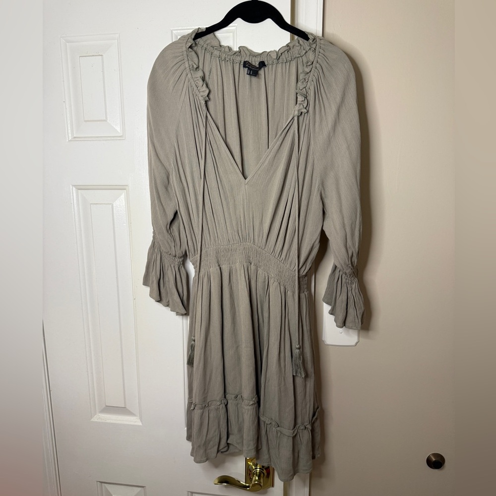 Forever 21 Gray Long Sleeve Dress